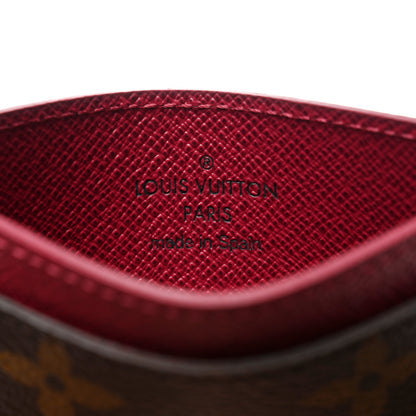 Louis Vuitton Monogram Card Holder Fuchsia 4 of 5