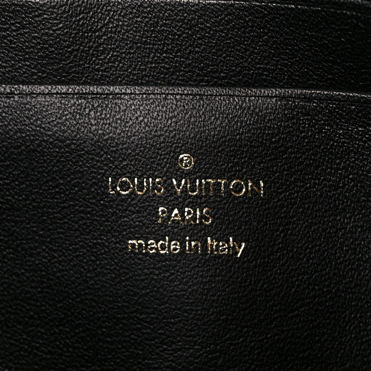 Calfskin Bubblegram Wallet On Strap Black