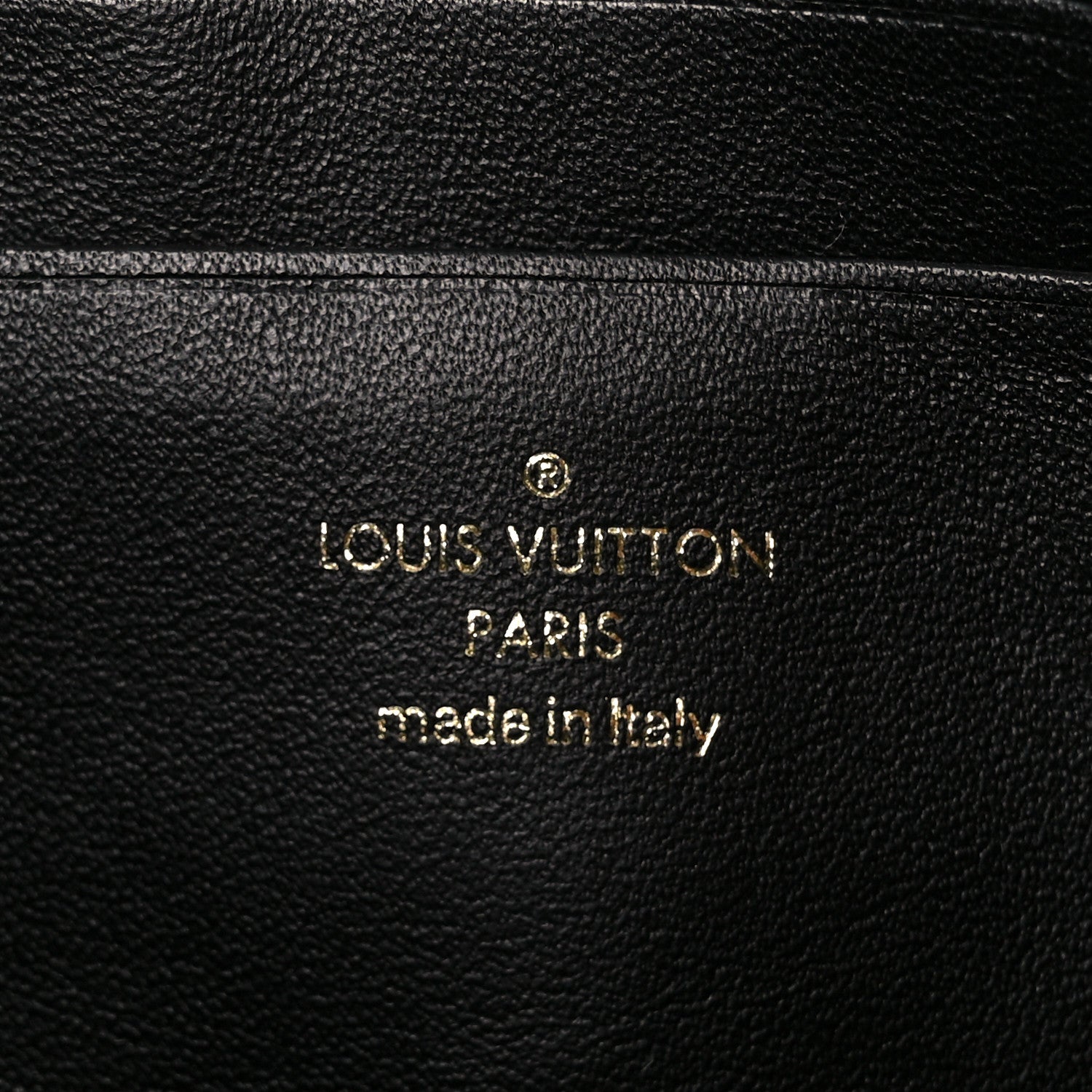 Louis Vuitton Calfskin Bubblegram Wallet On Strap Black 6 of 9
