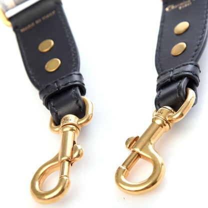 Christian Dior Canvas Embroidered Adjustable Shoulder Strap Grey 5 of 6