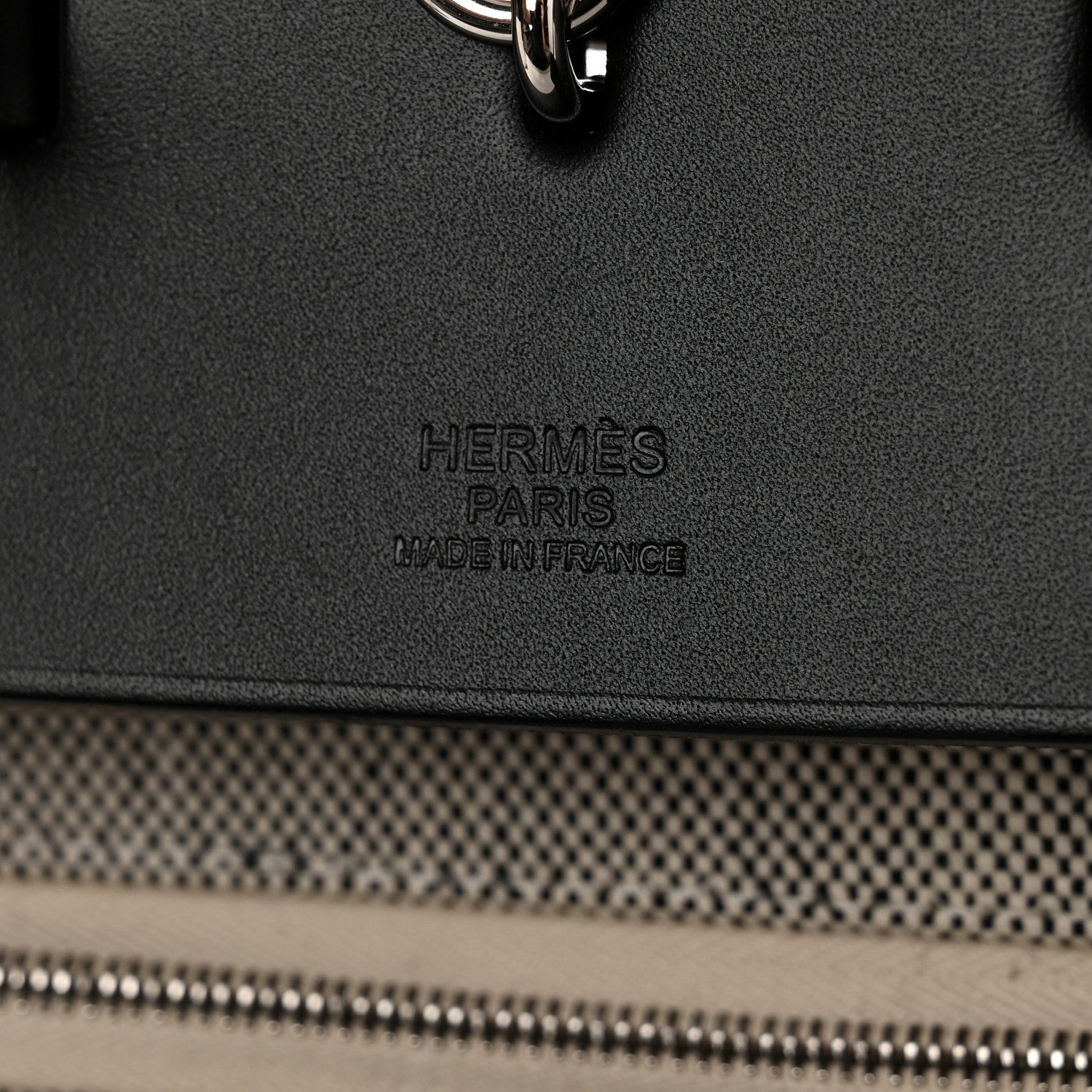 Hermes Criss Viking Vache Hunter Herbag Cabin Zip Retourne 50 Ecru Black 8 of 12