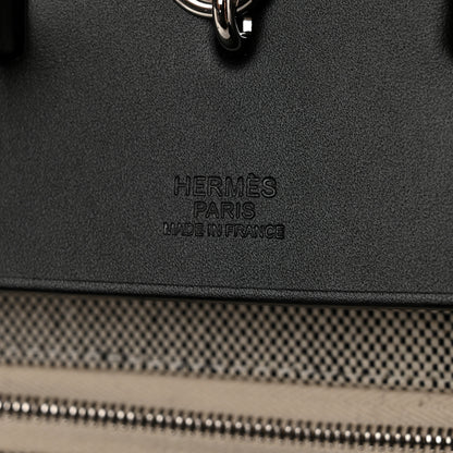 Hermes Criss Viking Vache Hunter Herbag Cabin Zip Retourne 50 Ecru Black 8 of 12