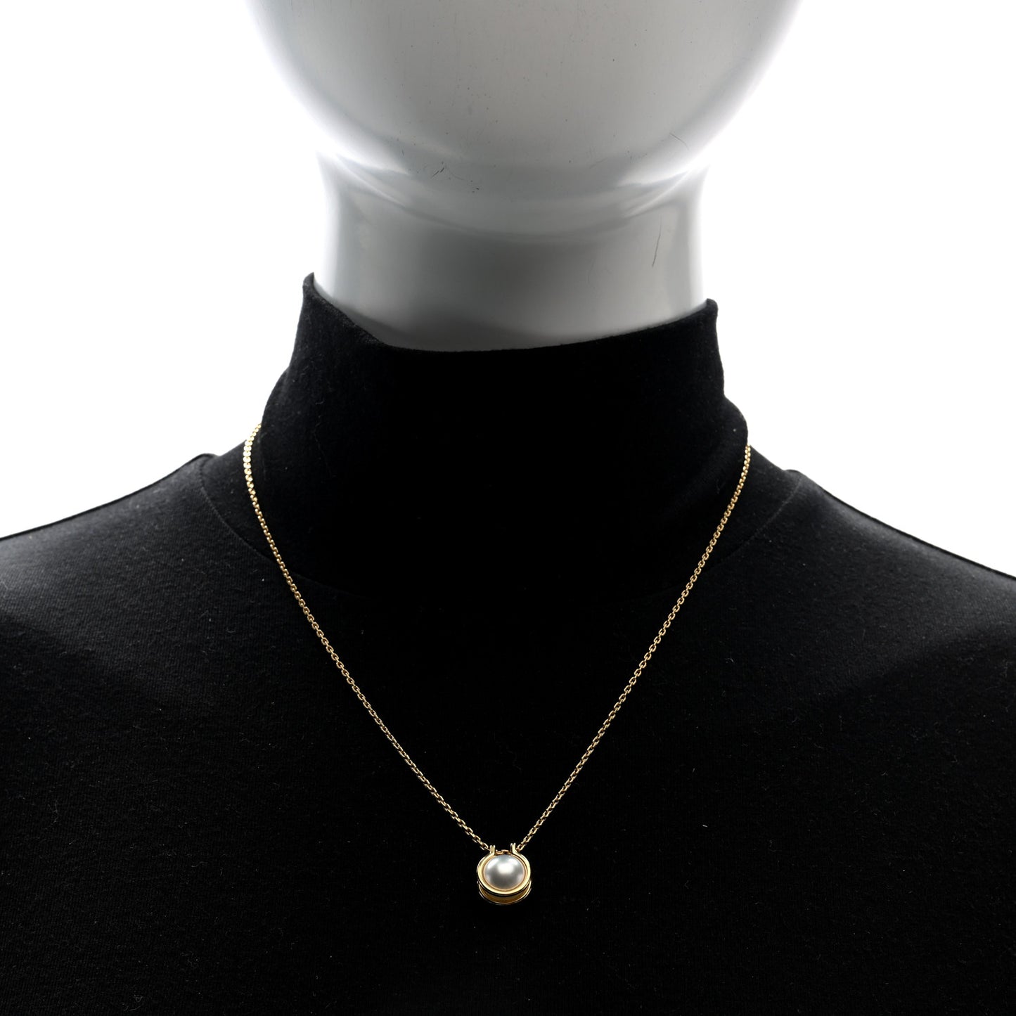 18K Yellow Gold South Sea Cultured Pearl HardWear Link Pendant Necklace