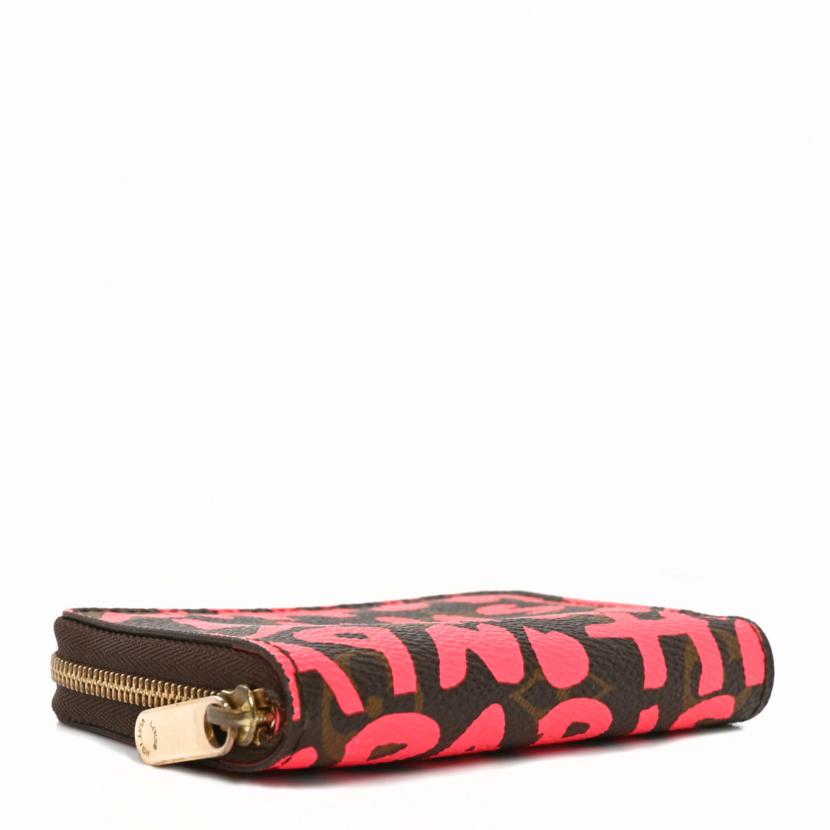 Monogram Graffiti Zippy Coin Purse Fuchsia