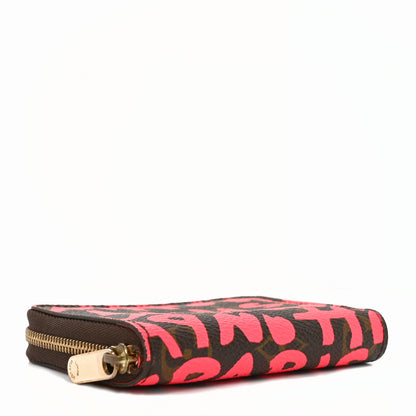 Louis Vuitton Monogram Graffiti Zippy Coin Purse Fuchsia 4 of 7