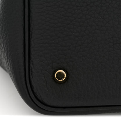 Hermes Taurillon Clemence Picotin Lock 22 MM Black 11 of 11