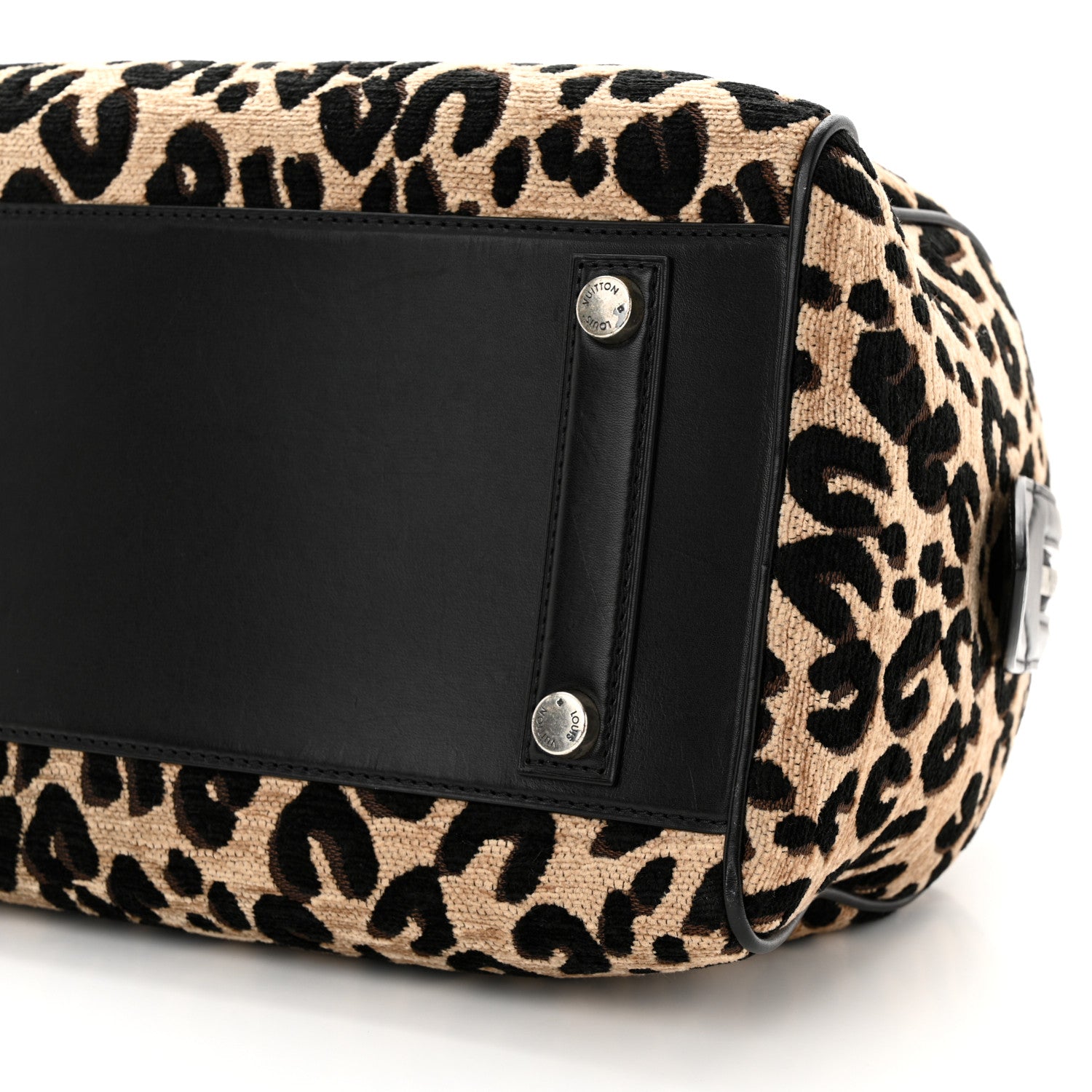 Louis Vuitton Jacquard Velvet Leopard Print Stephen Sprouse Speedy 11 of 11