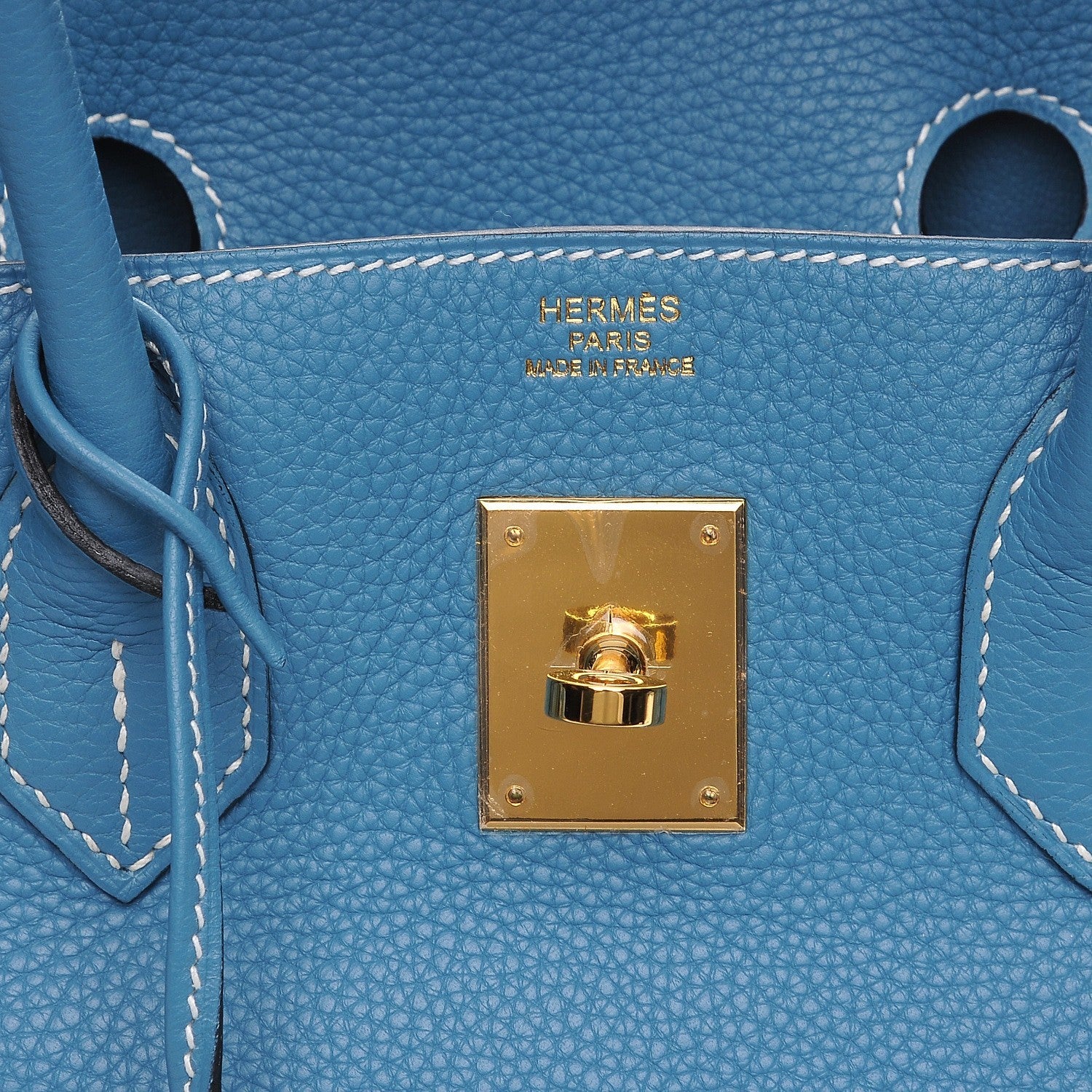 Hermes Togo Birkin 30 Blue Jean 17 of 23