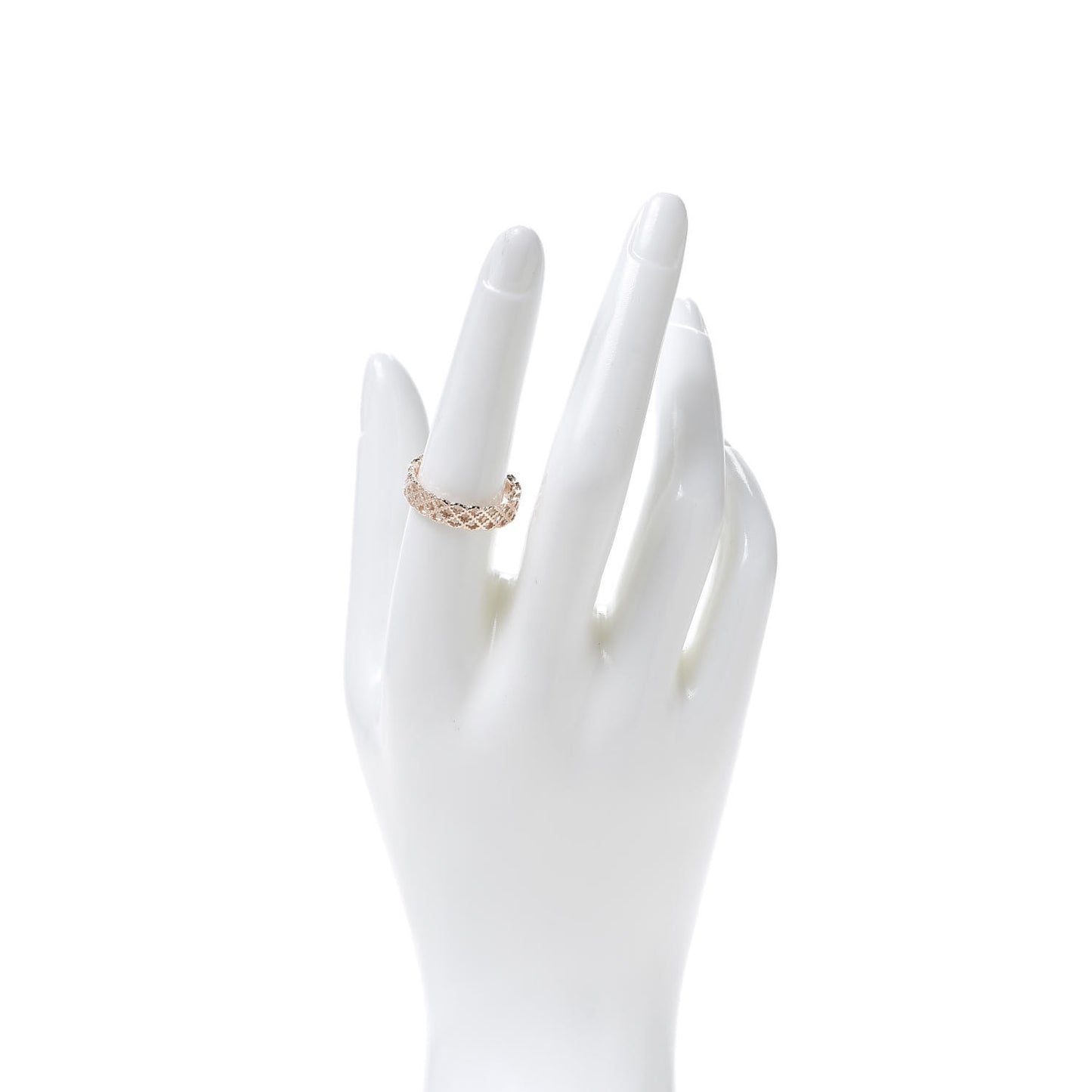 18K Rose Gold Thin Diamantissima Ring 56 7.5