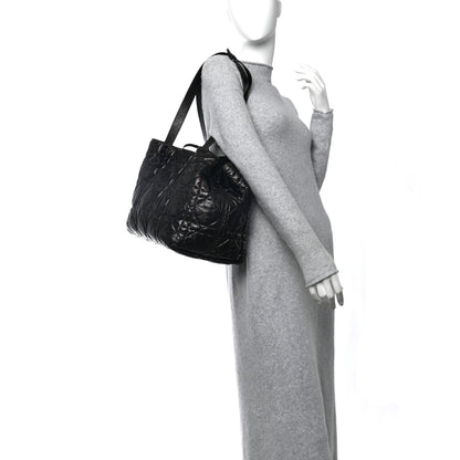 Christian Dior Crinkled Calfskin Macrocannage Large Toujours Black 2 of 12