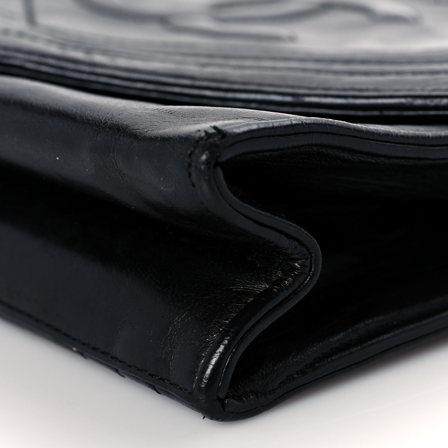 Chanel Lambskin CC Envelope Single Flap Black 10 of 13