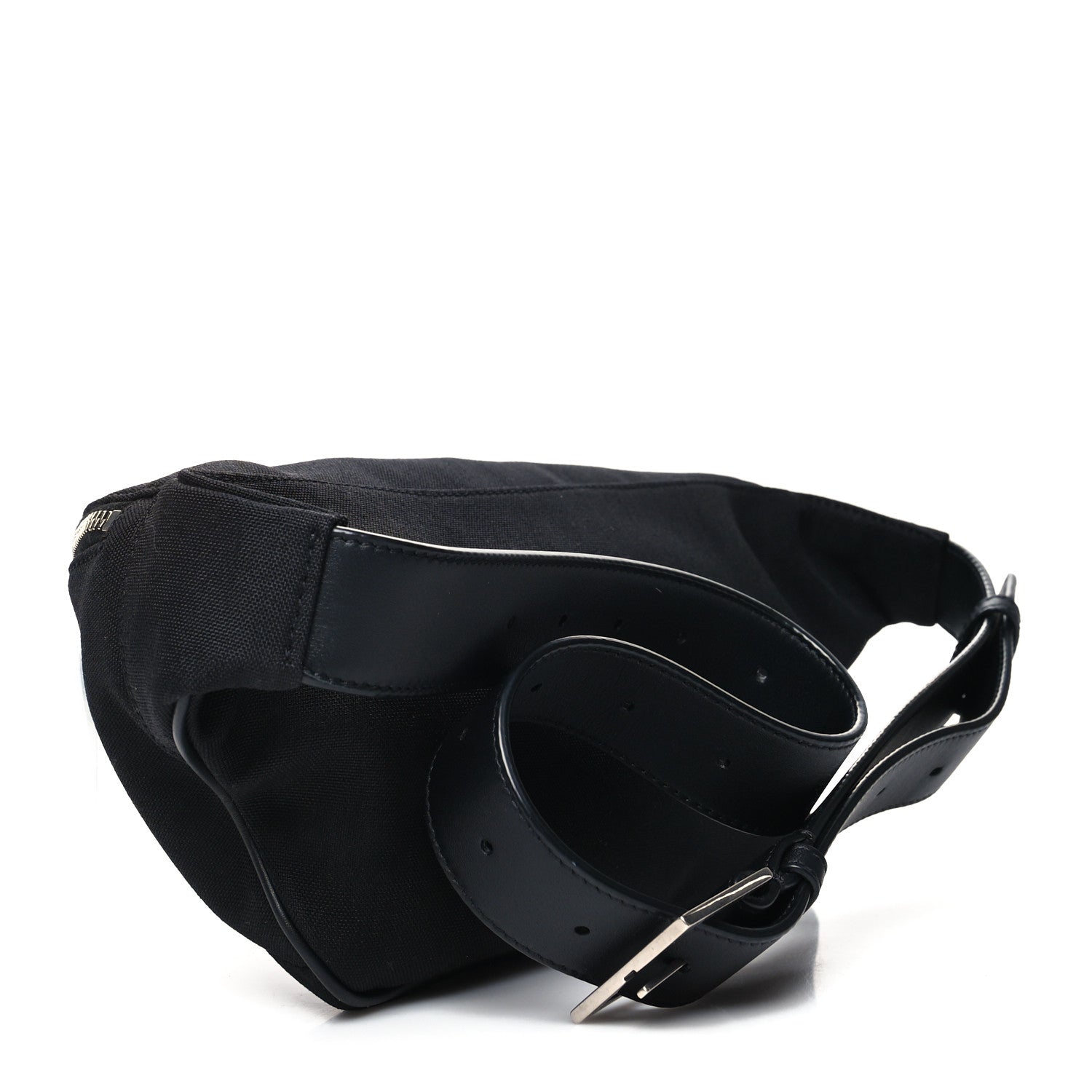 Saint Laurent Canvas Monogram Belt Bag Black 3 of 10