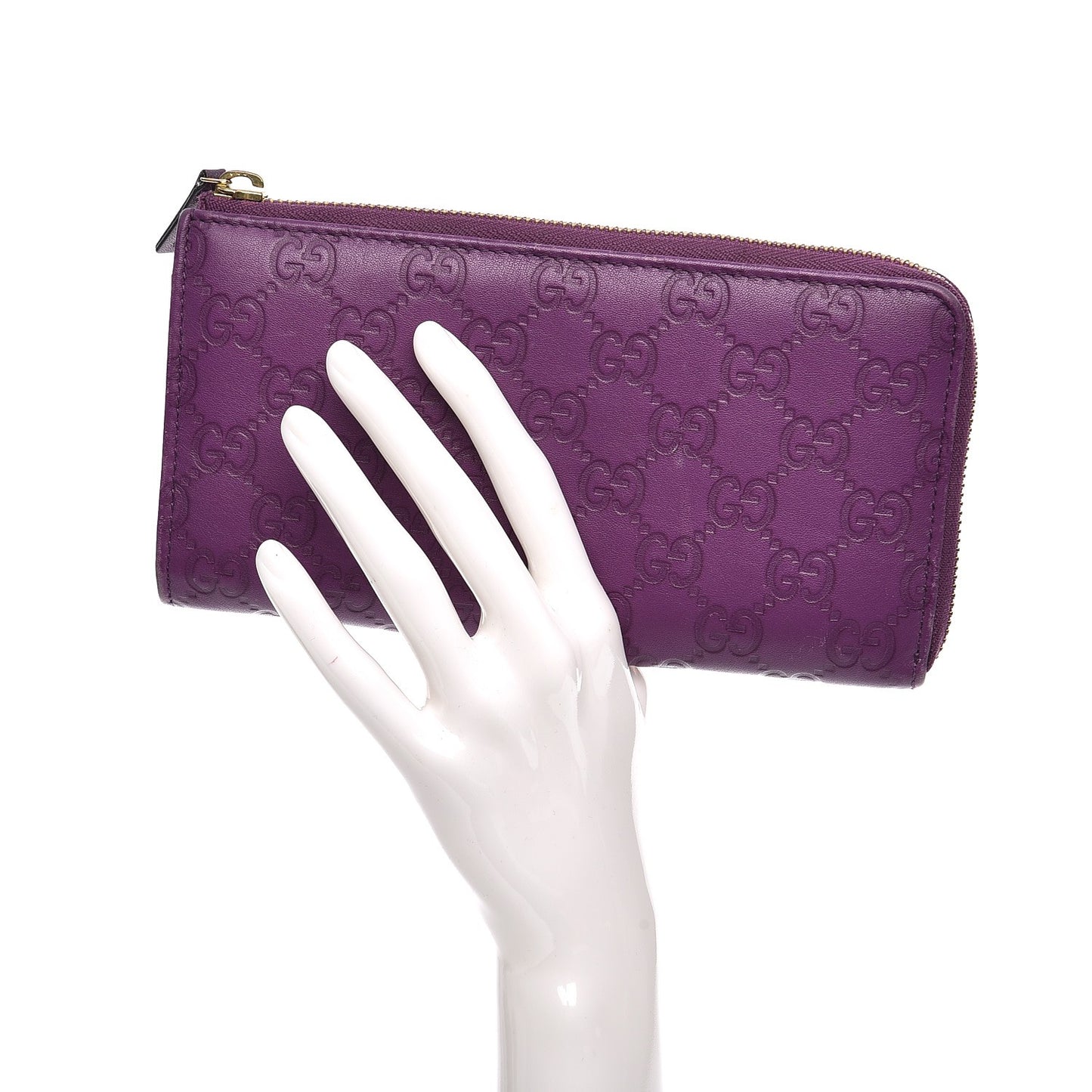 Guccissima Donna Long Wallet Purple