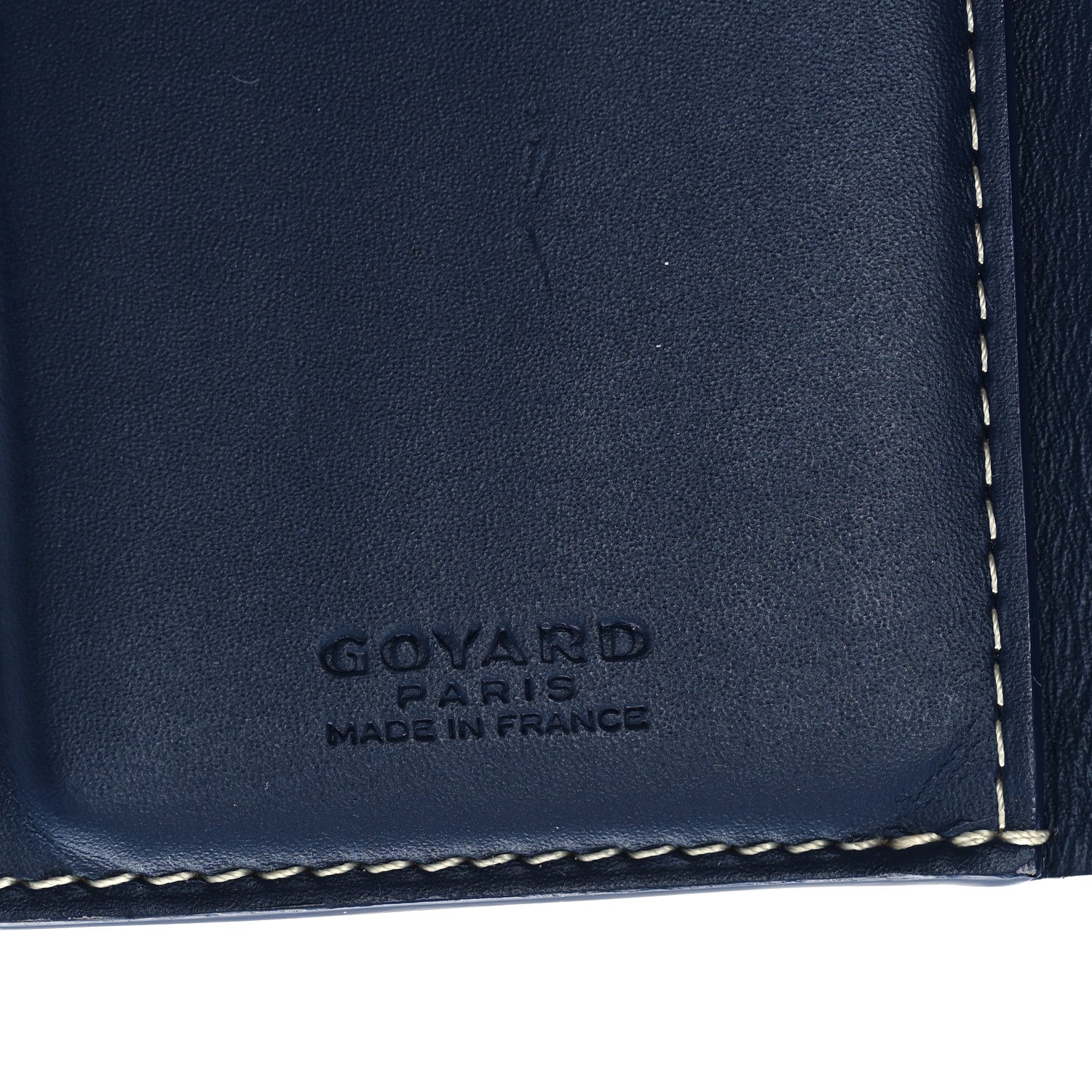 Goyard Goyardine Saint Pierre Card Holder Navy 6 of 7