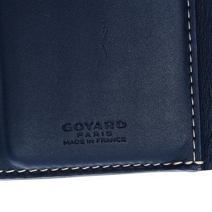Goyard Goyardine Saint Pierre Card Holder Navy 6 of 7