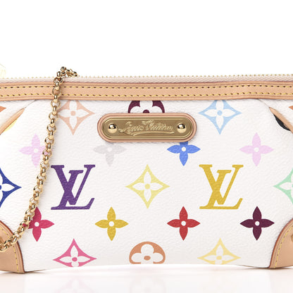 Louis Vuitton Monogram Multicolor Pochette Milla MM White 8 of 10