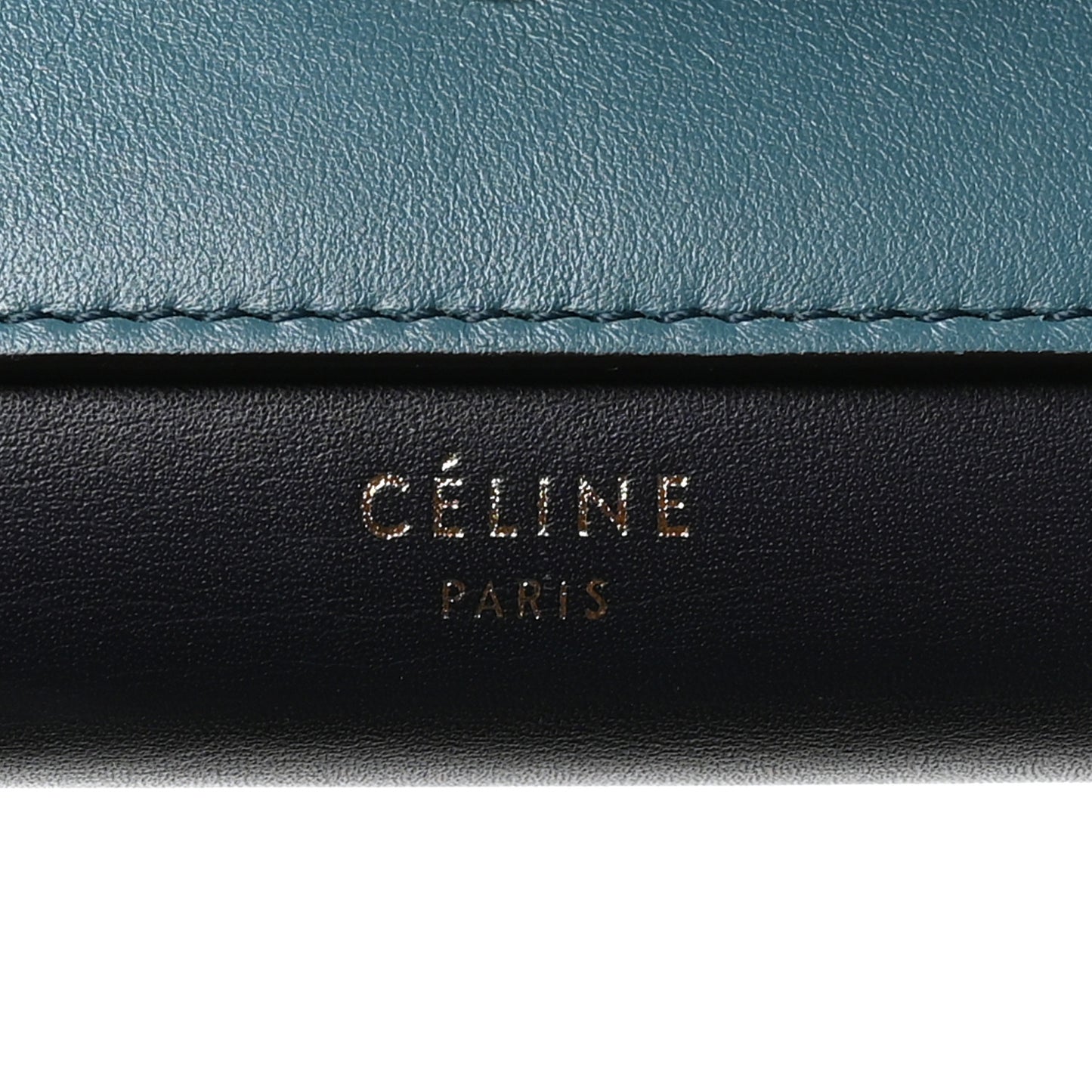 Liege Calfskin Pocket Tri-Fold Multifunction Envelope Flap Wallet Mineral Multicolor