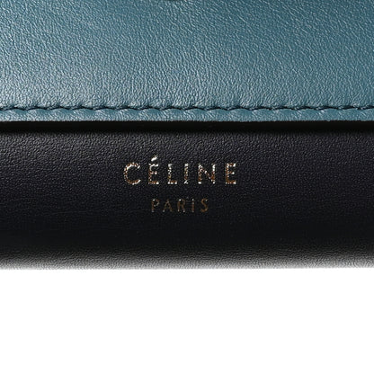 Celine Liege Calfskin Pocket Tri-Fold Multifunction Envelope Flap Wallet Mineral Multicolor 6 of 7