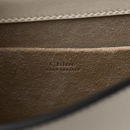 Chloe Calfskin Suede Small Nile Bracelet Bag Off White 6 of 8