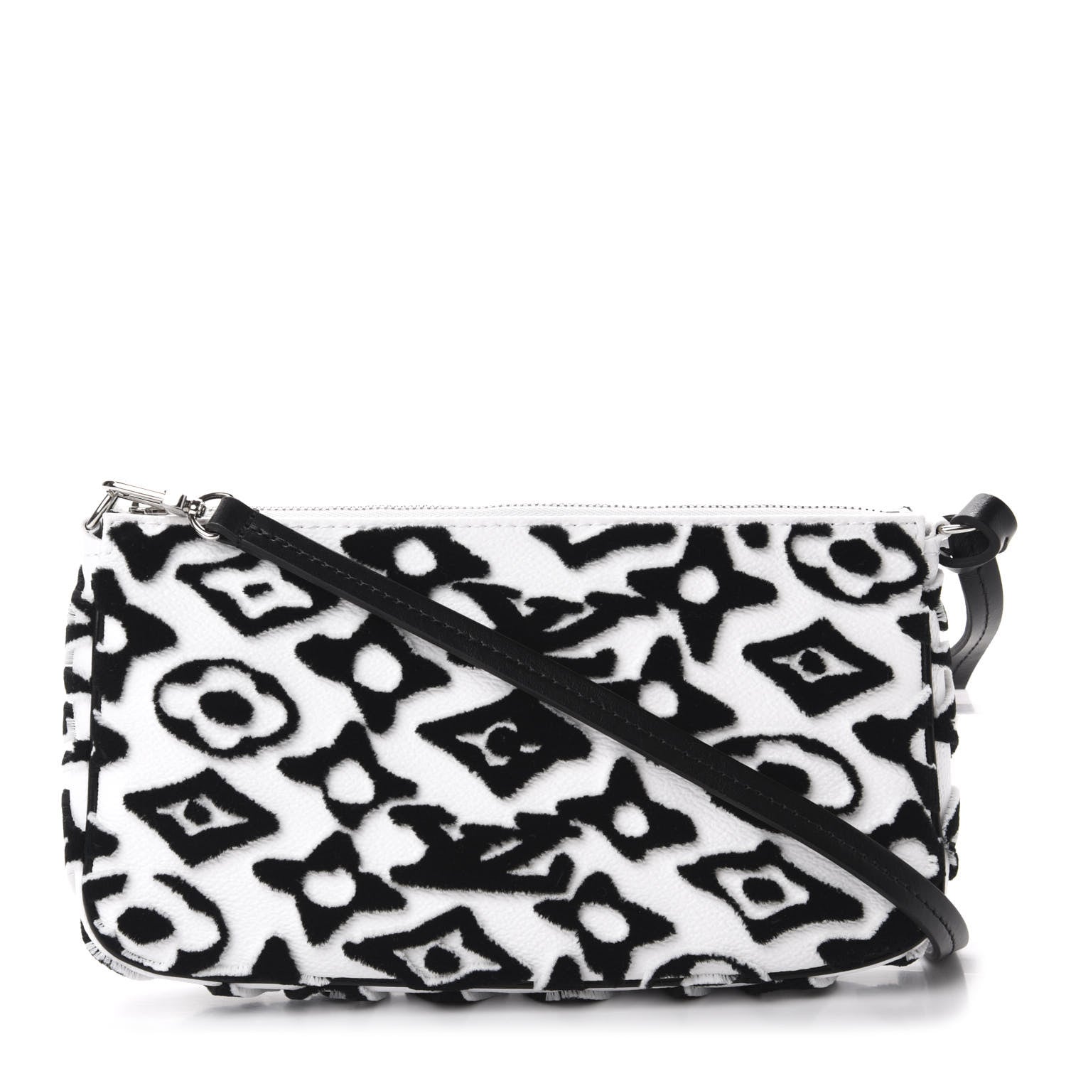 Louis Vuitton X UF Tufted Monogram Pochette Accessories White Black 1 of 11