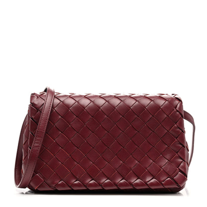 Bottega Veneta Nappa Intrecciato Crossbody Bordeaux 1 of 9