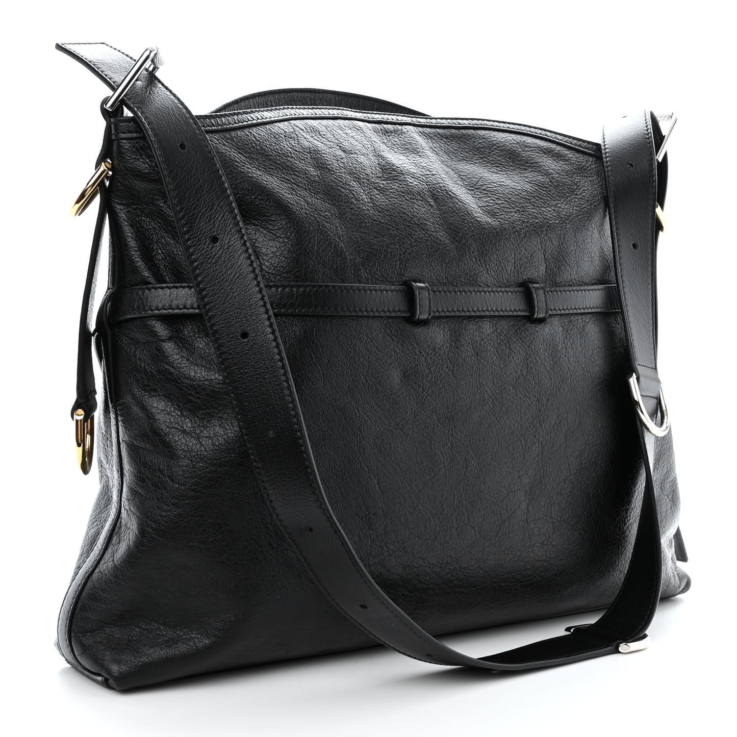 Calfskin Medium Voyou Bag Black