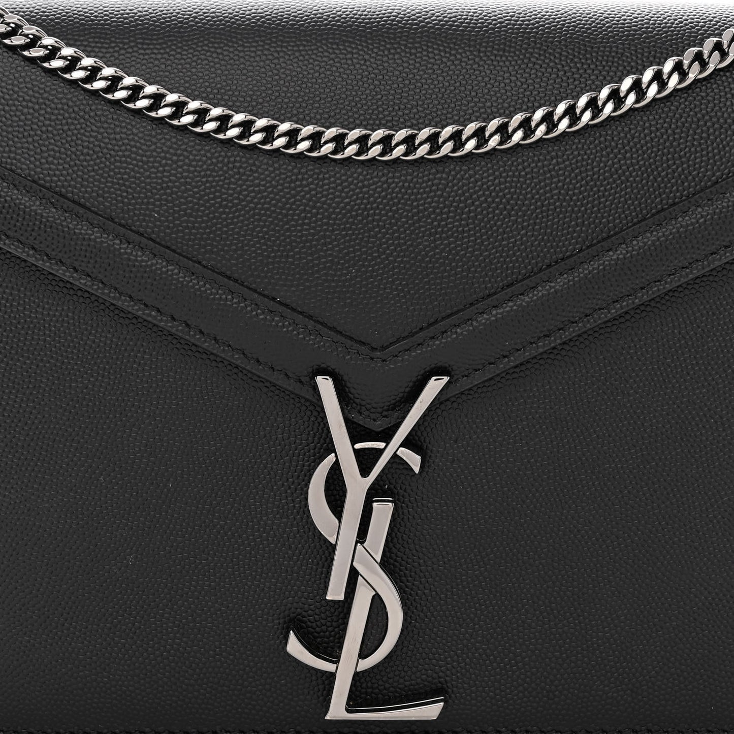 Grain De Poudre Monogram Cassandra Clasp Bag Black