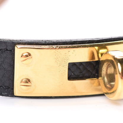 Hermes Epsom Kelly Watch Replacement Strap Band Black 6 of 6