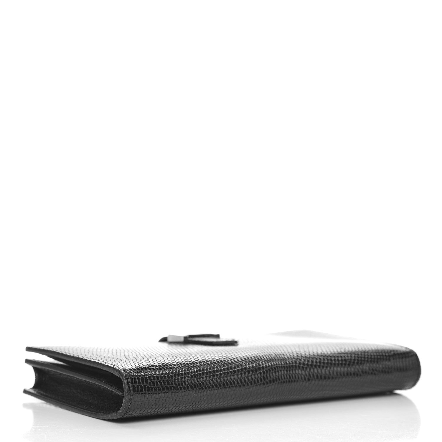 Hermes Niloticus Lizard Bearn Wallet Black 4 of 8