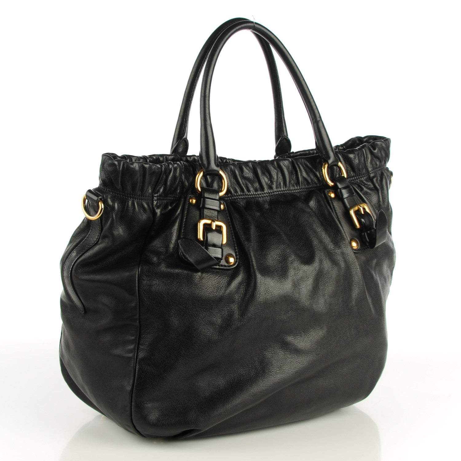 Prada Soft Calf Hobo Nero Black 4 of 8