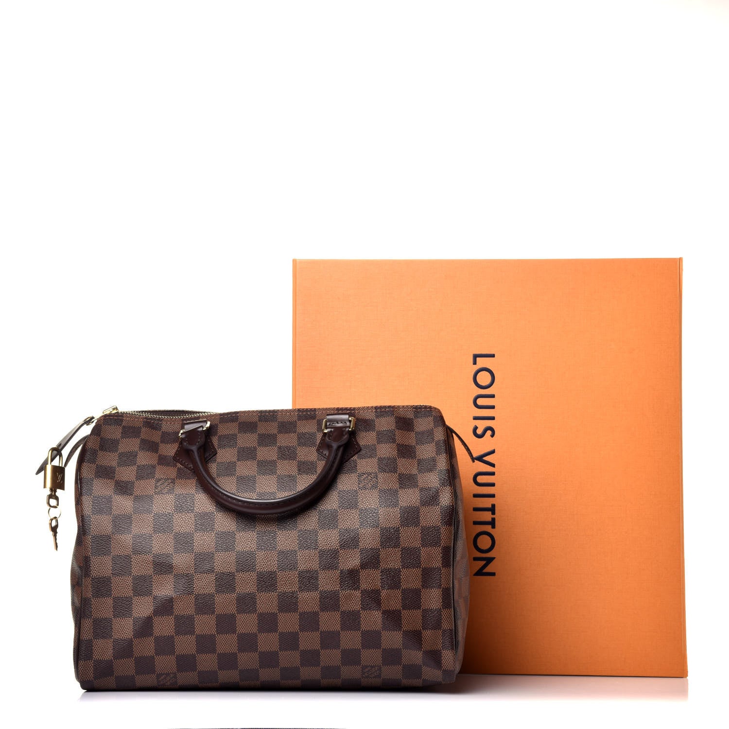 Louis Vuitton Damier Ebene Speedy 30 11 of 11
