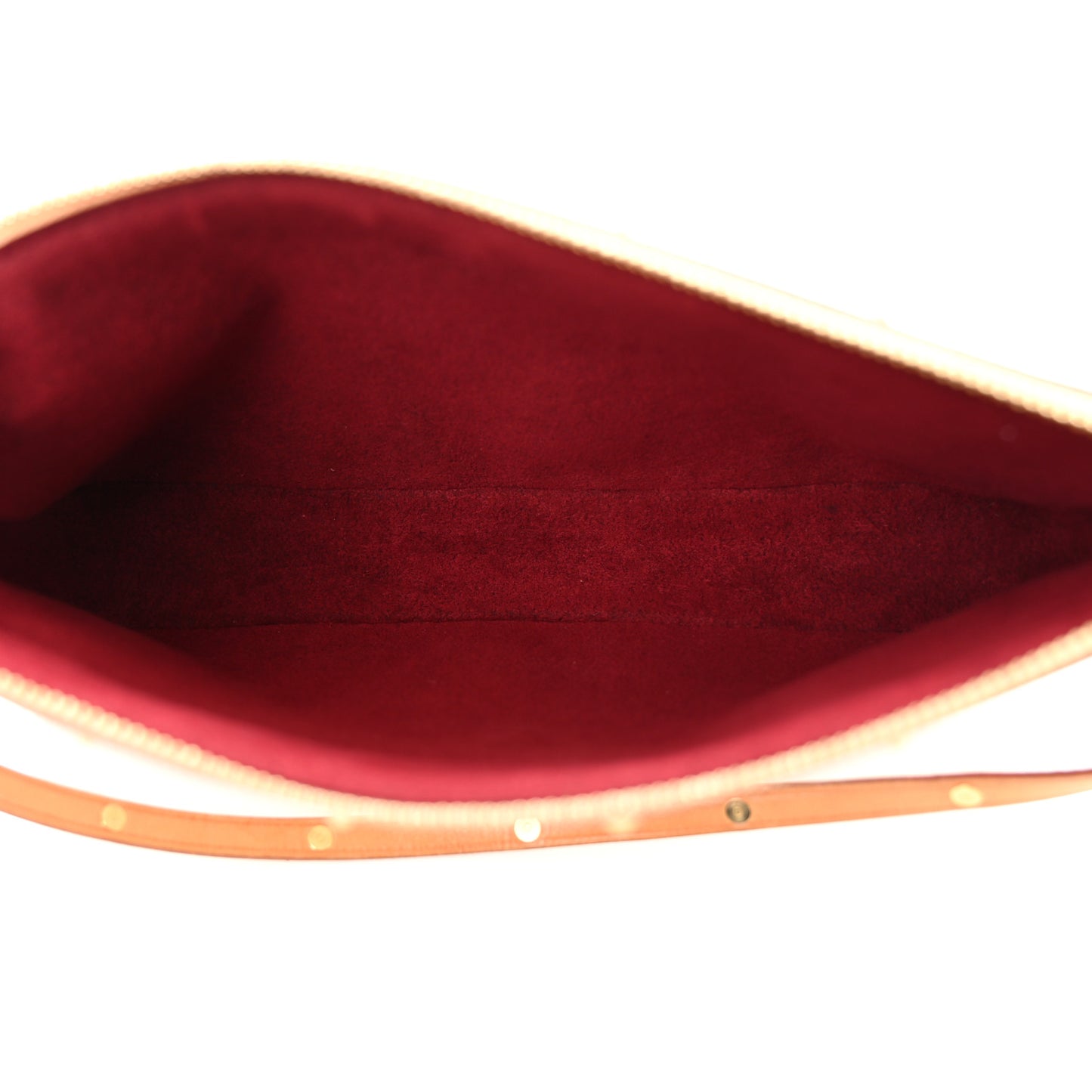 LOUIS VUITTON Monogram Multicolor Pochette Accessories White