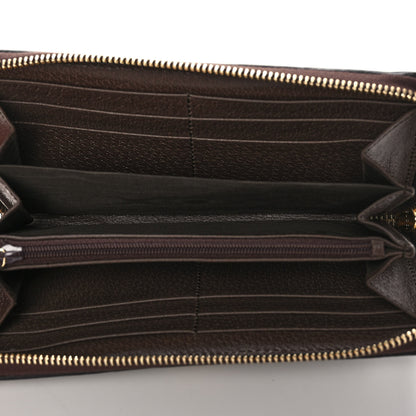 Gucci GG Supreme Monogram Web Ophidia Zip Around Wallet Brown 5 of 11