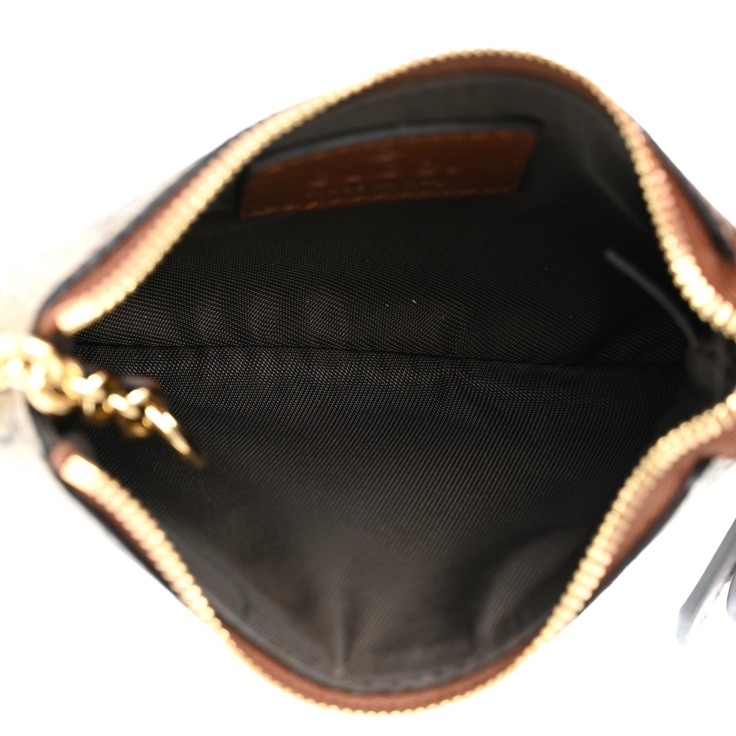 Gucci GG Supreme Monogram Key Case Beige Ebony Cuir 5 of 8