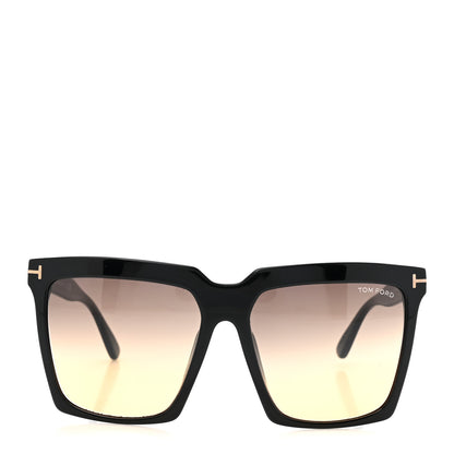 Tom Ford Acetate Sabrina Square Sunglasses TF764 Black 2 of 8