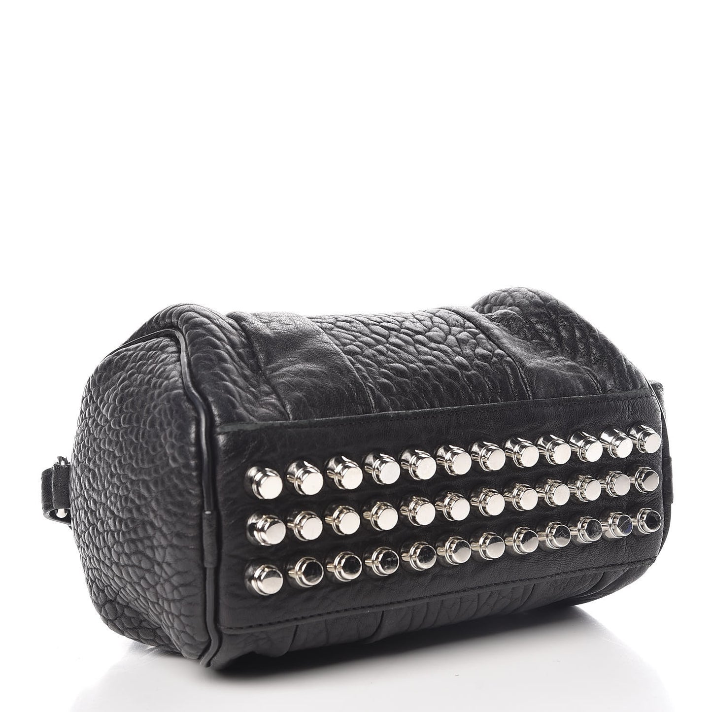 Pebbled Lambskin Mini Rockie Black Rhodium Hardware