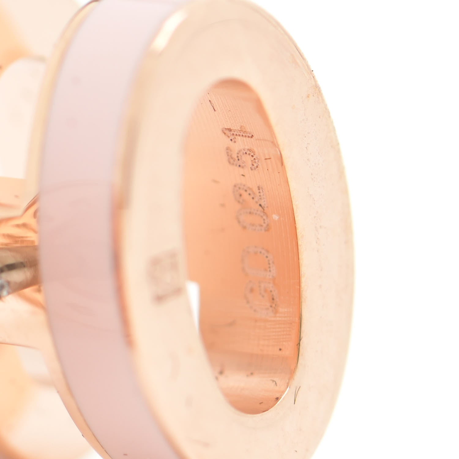Hermes Rose Gold Lacquered Mini Pop H Earrings Rose Dragee 6 of 7