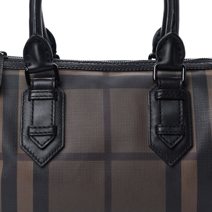 Burberry Smoked Check Small Chester Bowling Bag Brown 9 of 9