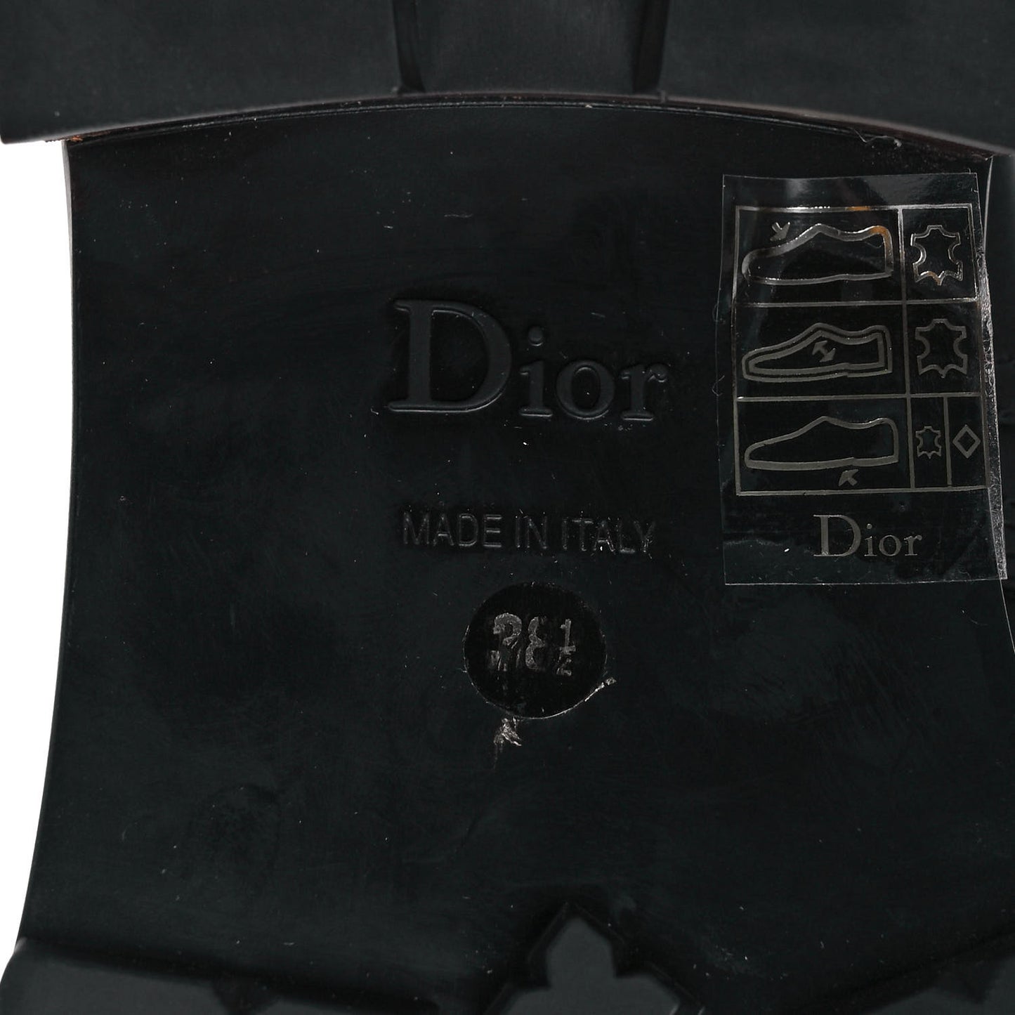 Calfskin Dior Quest 35mm Hiking Boots 38.5 Black