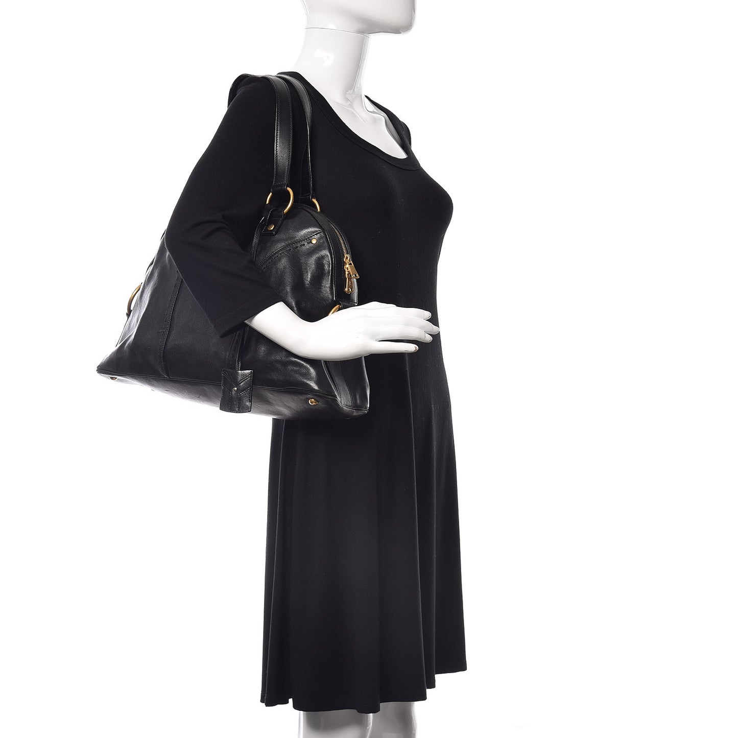 Calfskin Large Muse Black