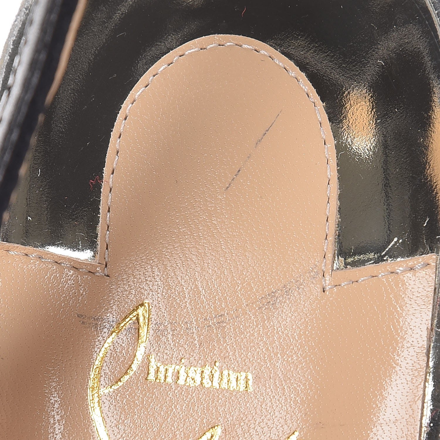Christian Louboutin Fishnet Shiny Calfskin Marinadentella 150 Pumps 40 Ocean 8 of 9
