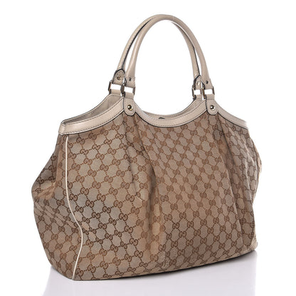 Gucci Monogram Large Sukey Tote Off White 3 of 7