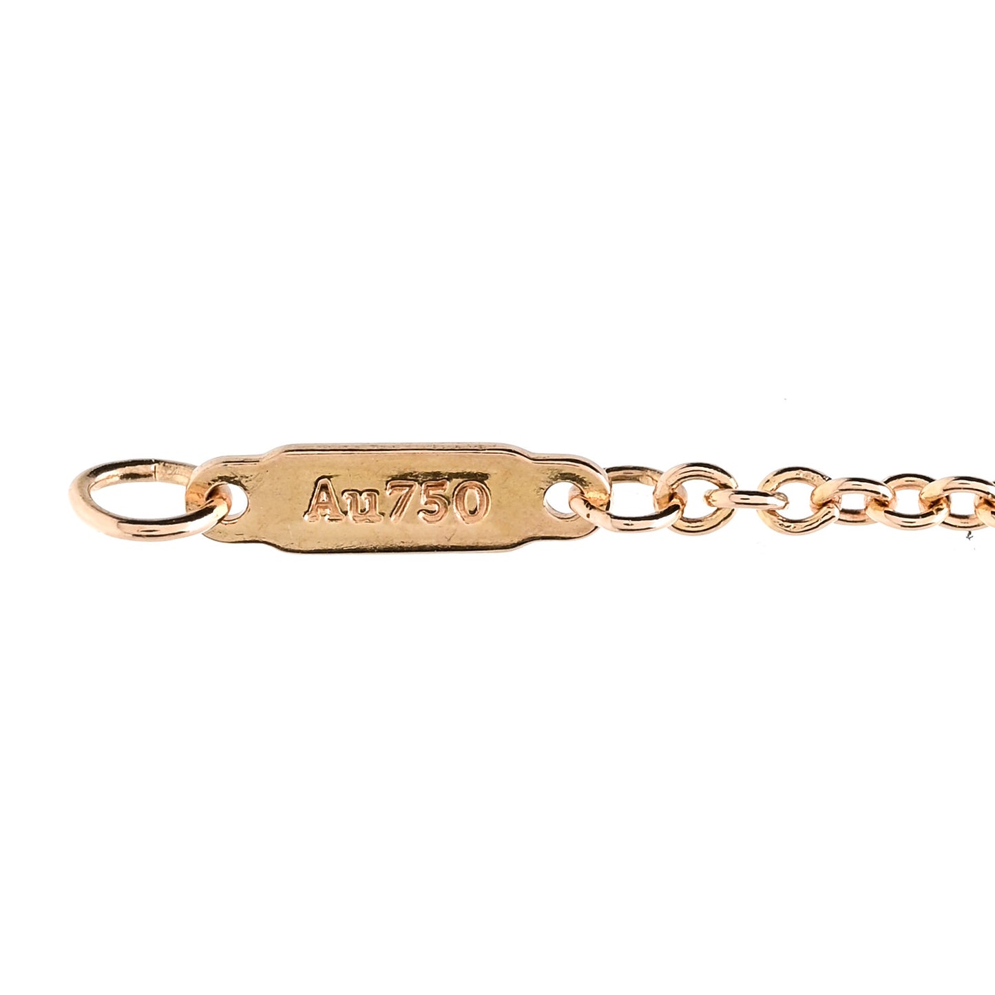 18K Rose Gold Diamond Atlas Pierced Bracelet