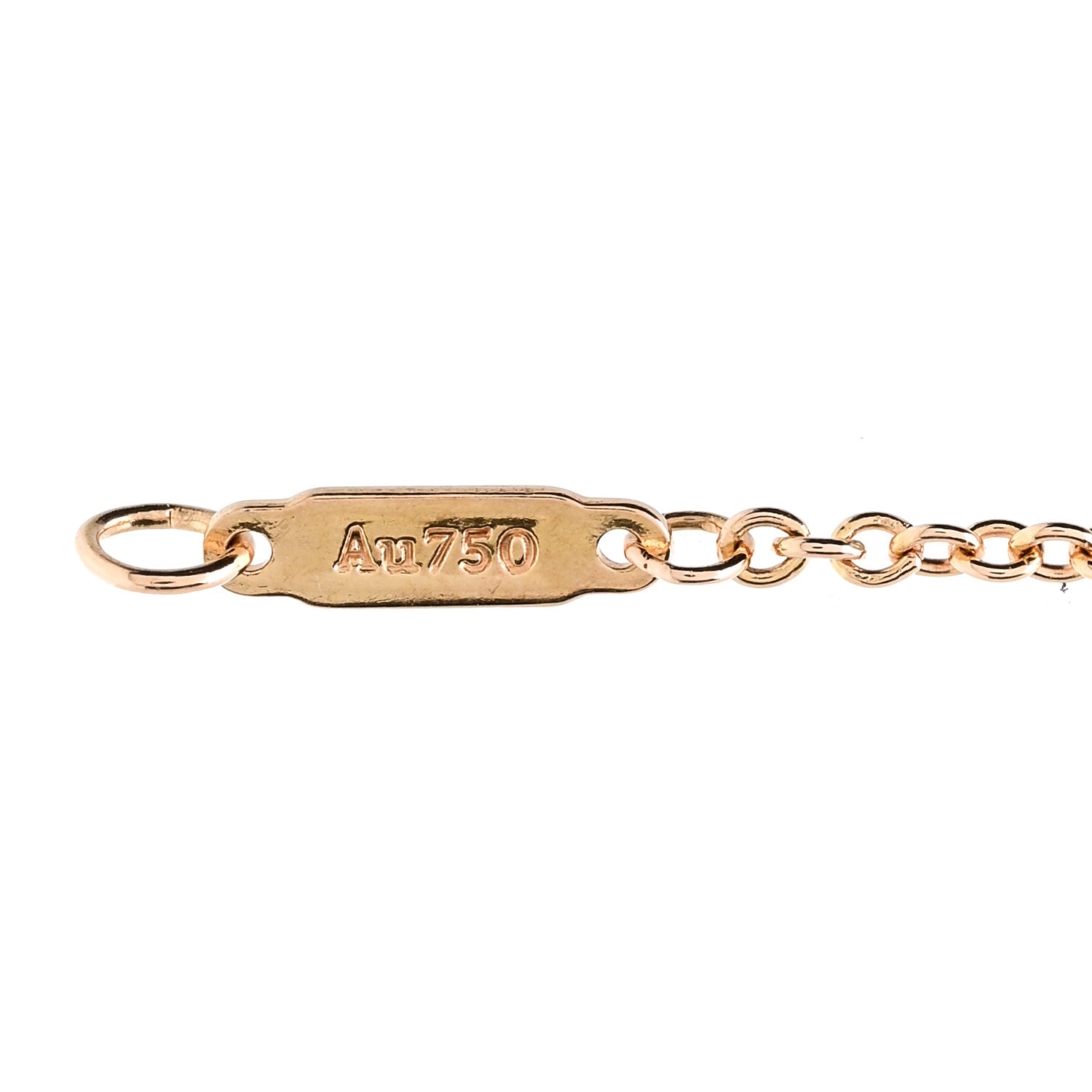 Tiffany 18K Rose Gold Diamond Atlas Pierced Bracelet 3 of 4