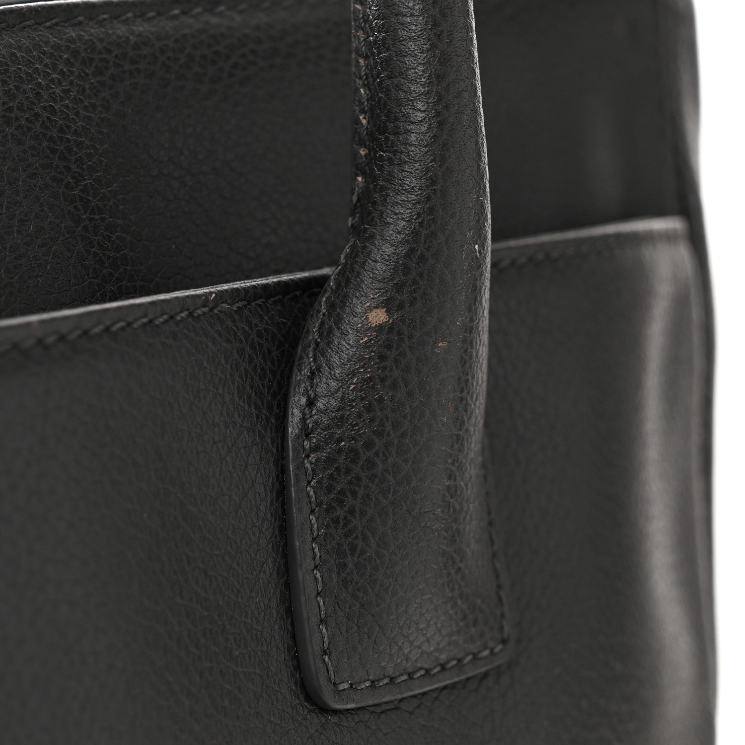 Chanel Calfskin Tall Cerf Tote Anthracite 12 of 14