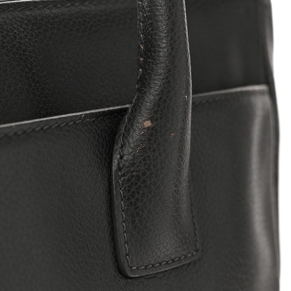 Chanel Calfskin Tall Cerf Tote Anthracite 12 of 14