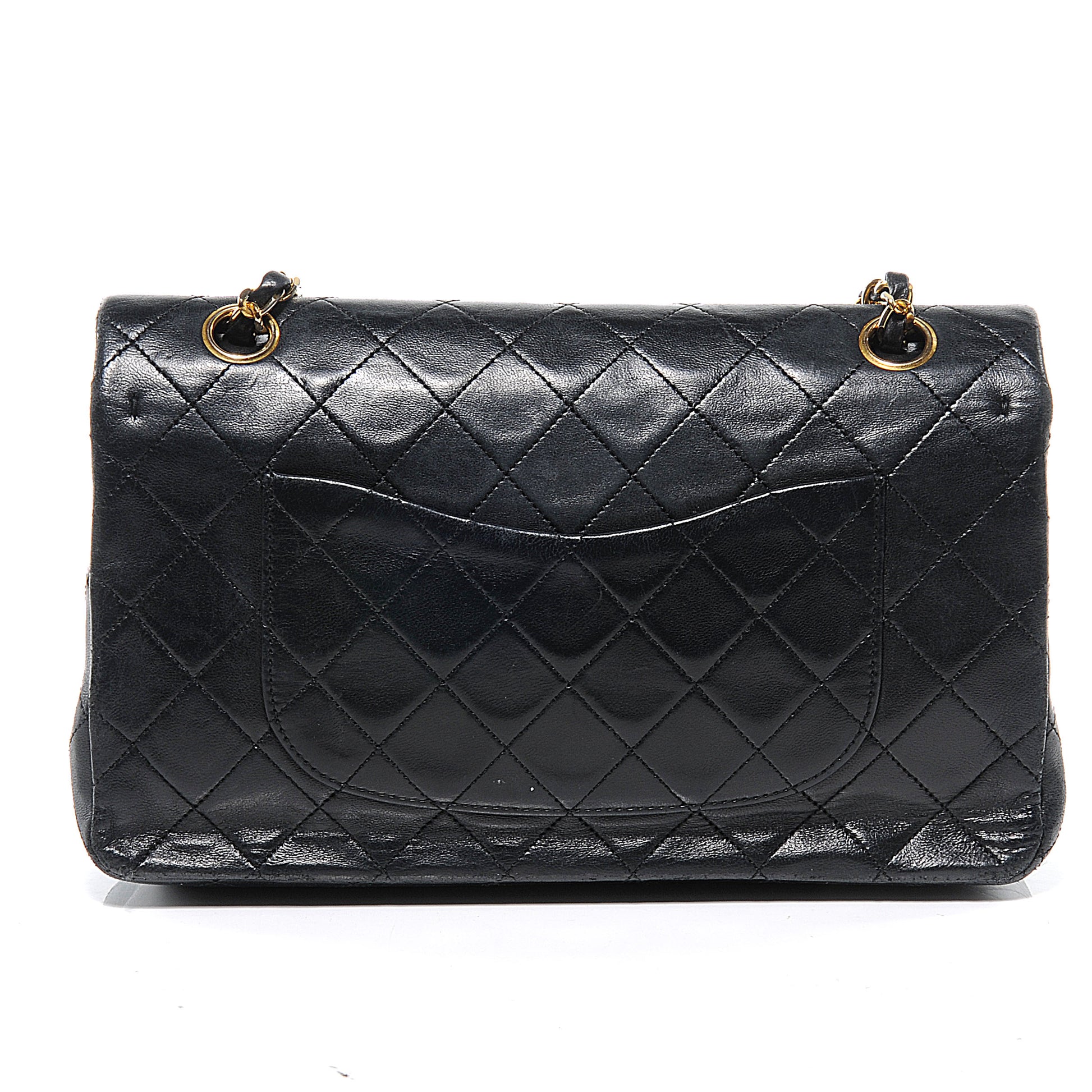 Chanel Lambskin Medium Double Flap Black 7 of 8
