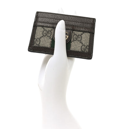 Gucci GG Supreme Monogram Ophidia Card Holder Brown 5 of 12