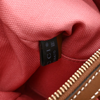 Gucci GG Supreme Web Mini GG Top Handle Bag Pink Beige 7 of 10