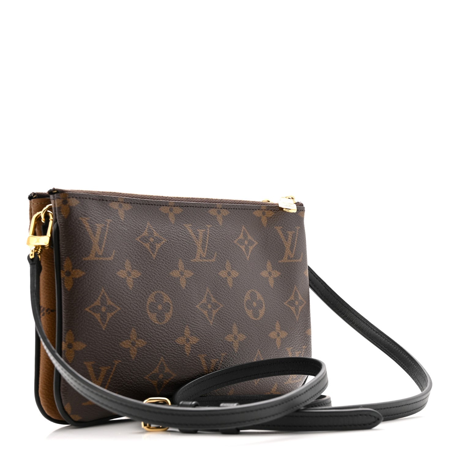 Louis Vuitton Reverse Monogram Giant Double Zip Pochette 3 of 12